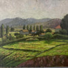 Framed Oil on Board - A Scene from around Lagnes