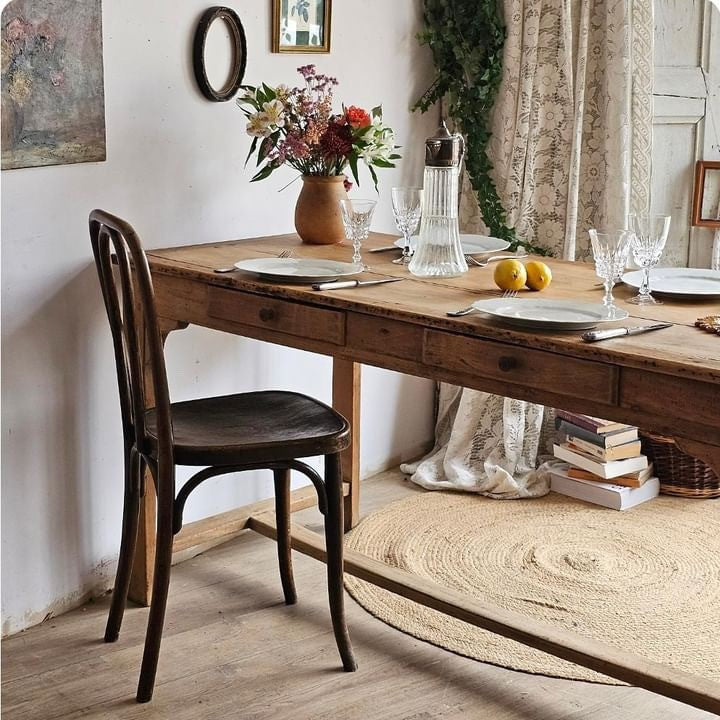 Farm Table with Drawers