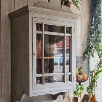 Grand Grey Hanging Vitrine