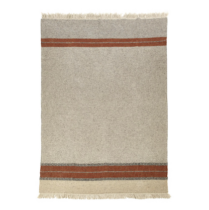 Libeco Montana Wool & Linen Throw Grey