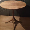 Oval Walnut Waxed Pedestal Table