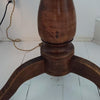 Raw Walnut Waxed Round Pedestal Table