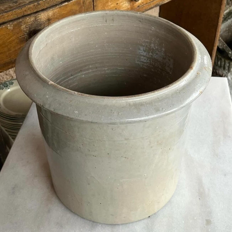 Very Large Stoneware Confit Jar