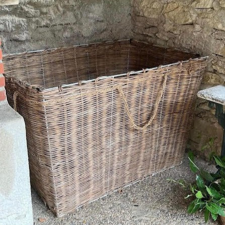 Huge Harvest Basket with Wire Armature