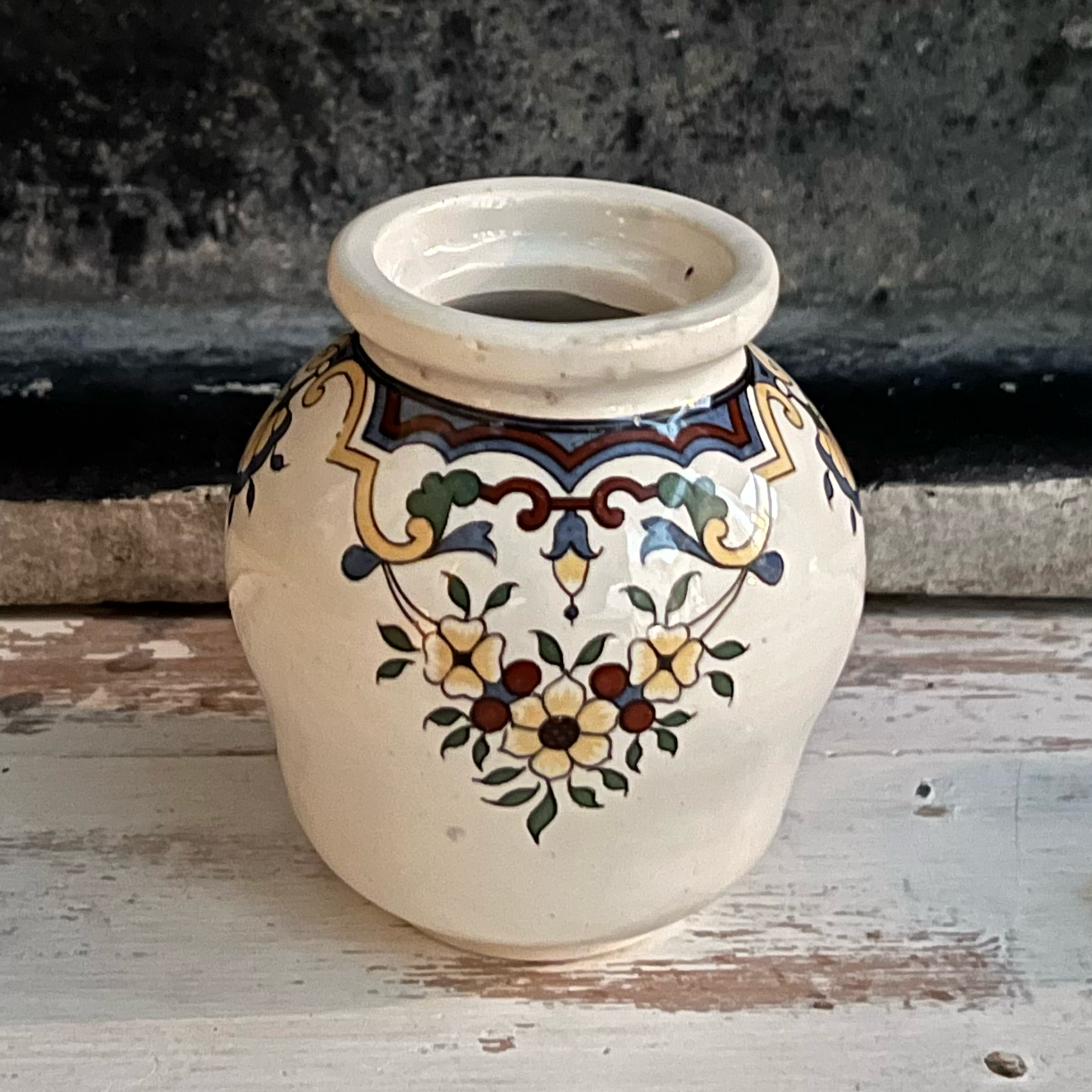 French Vintage Mustard Jar