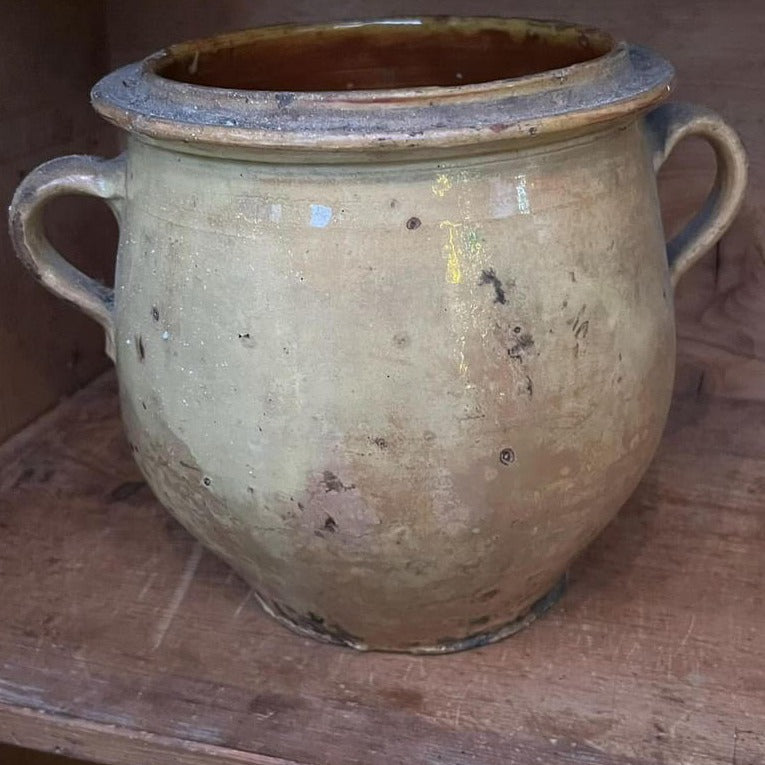 19th Century Provencal Pottery - Yellow Pot