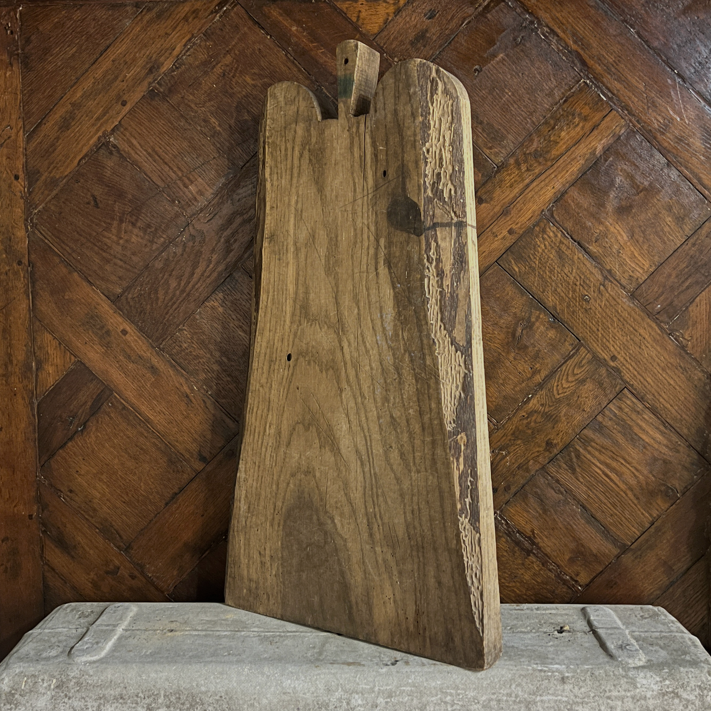 Large Antique French Oak Cutting Board