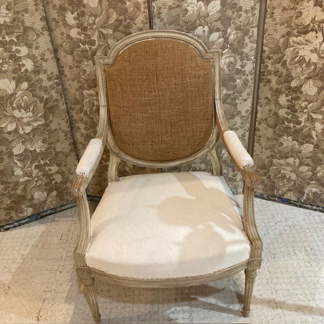 Pair Of Louis XVI Style Arm Chair