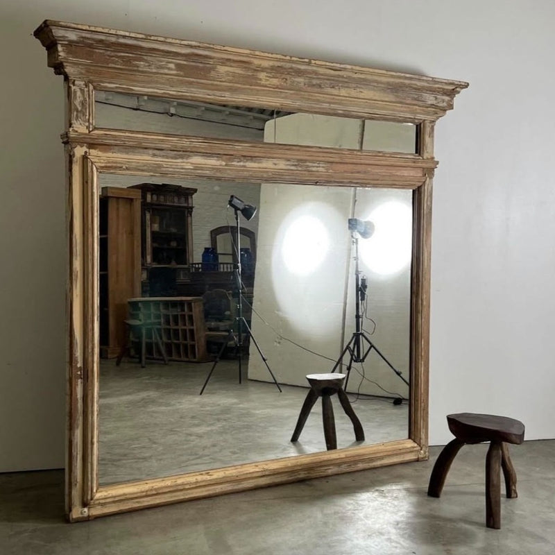 Large Pine Bistro Mirror