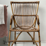 Pair of Rattan Arm Chairs