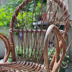 6 Bentwood and Wicker Arm Chairs