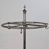 Nickel Clothes Rail with Cast Iron Base