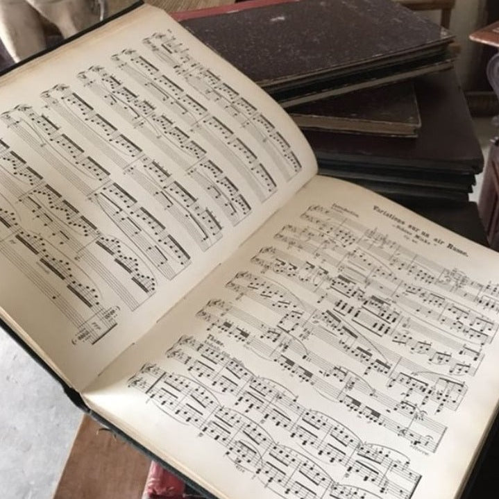Decorative Leather Book - Sheet Music