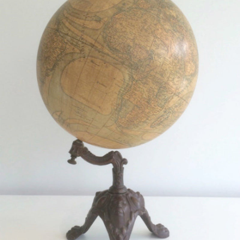 Exquisite Globe on Cast Iron Stand, E15-1703-SB