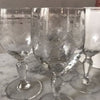 Etched Bistro Glass