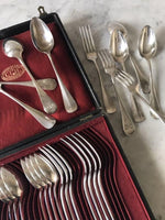 Boxed Silver Forks and Spoons