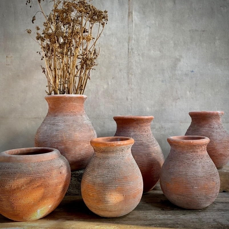 French Terracotta Jars (2 Sizes)