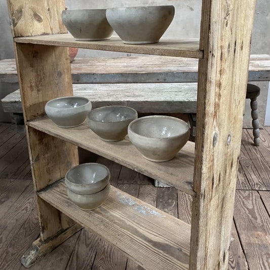 Washed Out Pine Kitchen Shelves