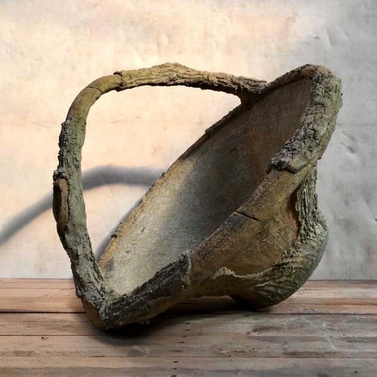 Large Concrete Garden Basket