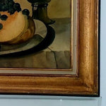 Framed Still Life - Oil on Canvas - Melon Cut Open