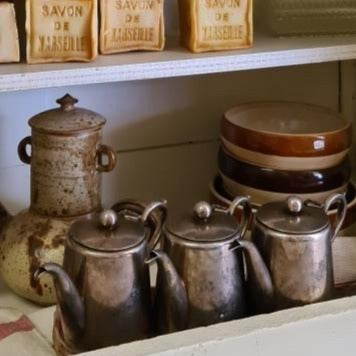 Silver Plate Hotel Tea Pots