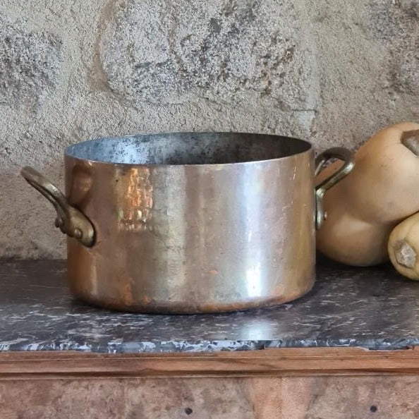 Copper Pot with Two Handles