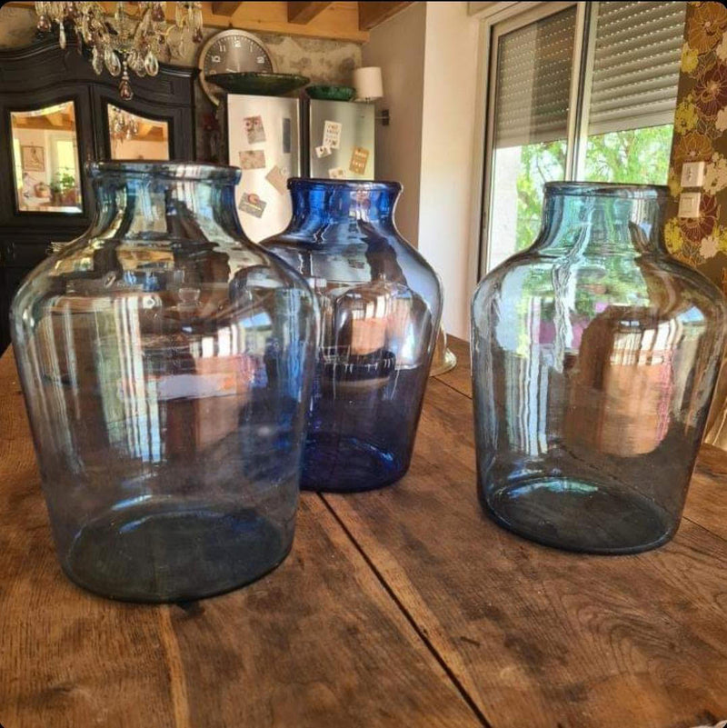 Old Cobalt Vases
