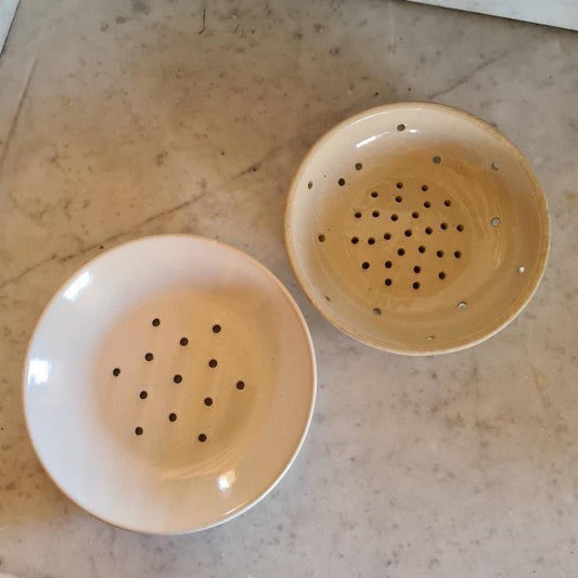 Dish with Strainer Holes