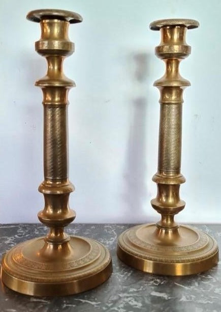 Pair of Brass Candle Sticks