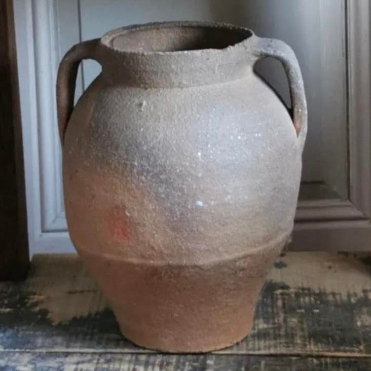 Two-Handled Sandstone Pot