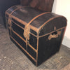 Canvas and Leather Trunk
