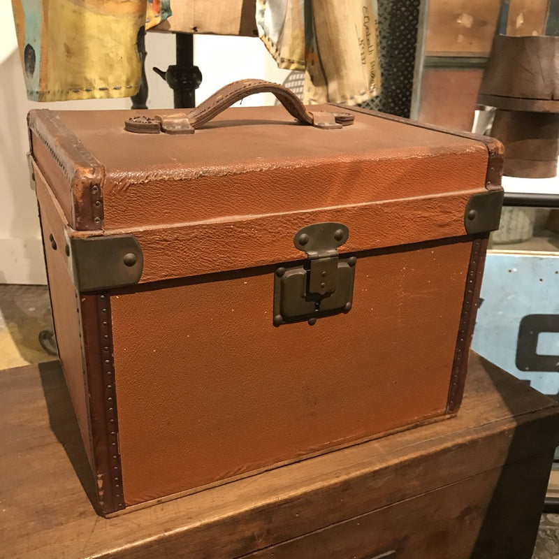 Leather Travel Case with Handle
