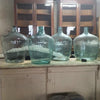 Large Blue Glass Demi Johns
