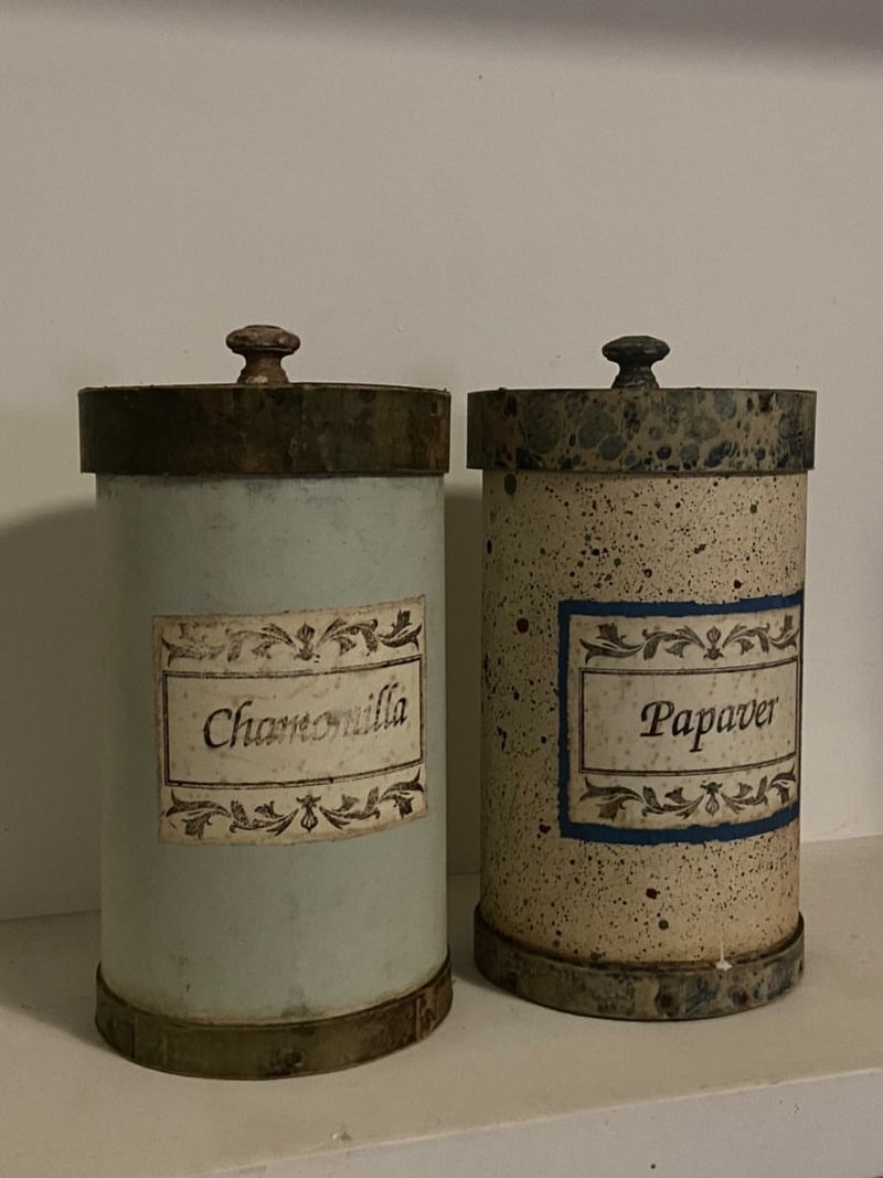 Cardboard Canisters with Tops