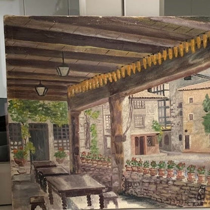 Oil on Canvas - Restaurant