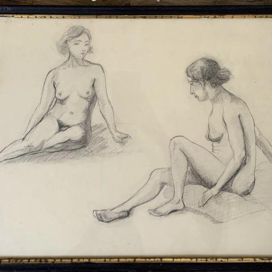 Lady Nude Pencil drawing