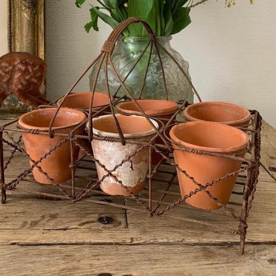 Wire Caddy for Clay Pots