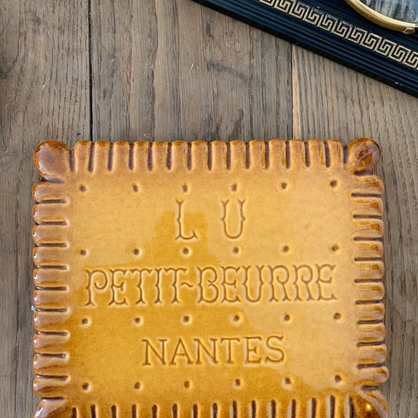 Ceramic Sign/Trivet-"LU PETIT BEURRE"