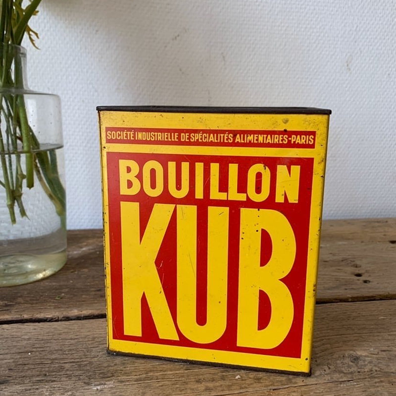 Bouillon Cube Tin Box