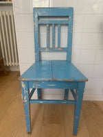 Single Bright Blue Side Chair