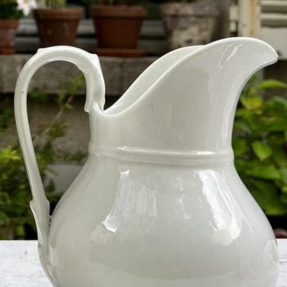 Small White Pitcher