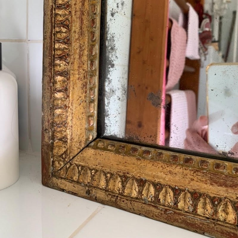 Period Louis XVI Mercury Mirror