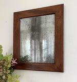 Wood Framed Mercury Mirror-Lots of Age