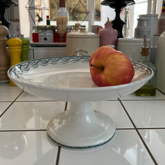 Large Saint Amond Dish on Pedestal