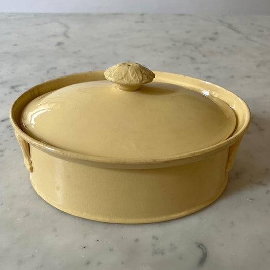 Yellow Terrine Dish with Top