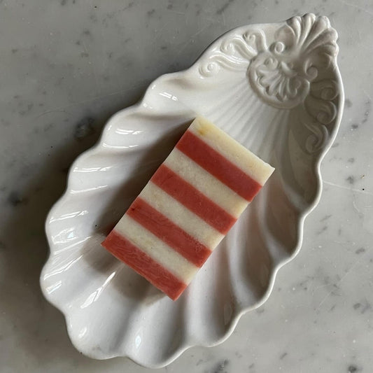 White Shell Soap Display Dish