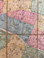 19th Century Map of Paris and its Districts