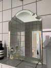 Beveled Edge Silvered Mirror with Arch