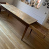 Walnut Dining Table with Tapered Legs of Beech