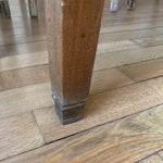 Walnut Dining Table with Tapered Legs of Beech